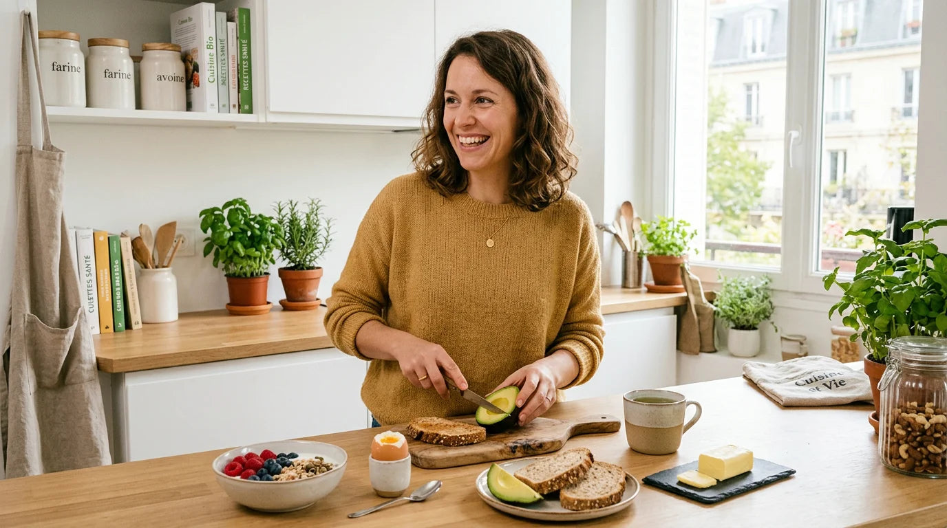 Petit-déjeuner équilibré pour perdre du poids préparé le matin