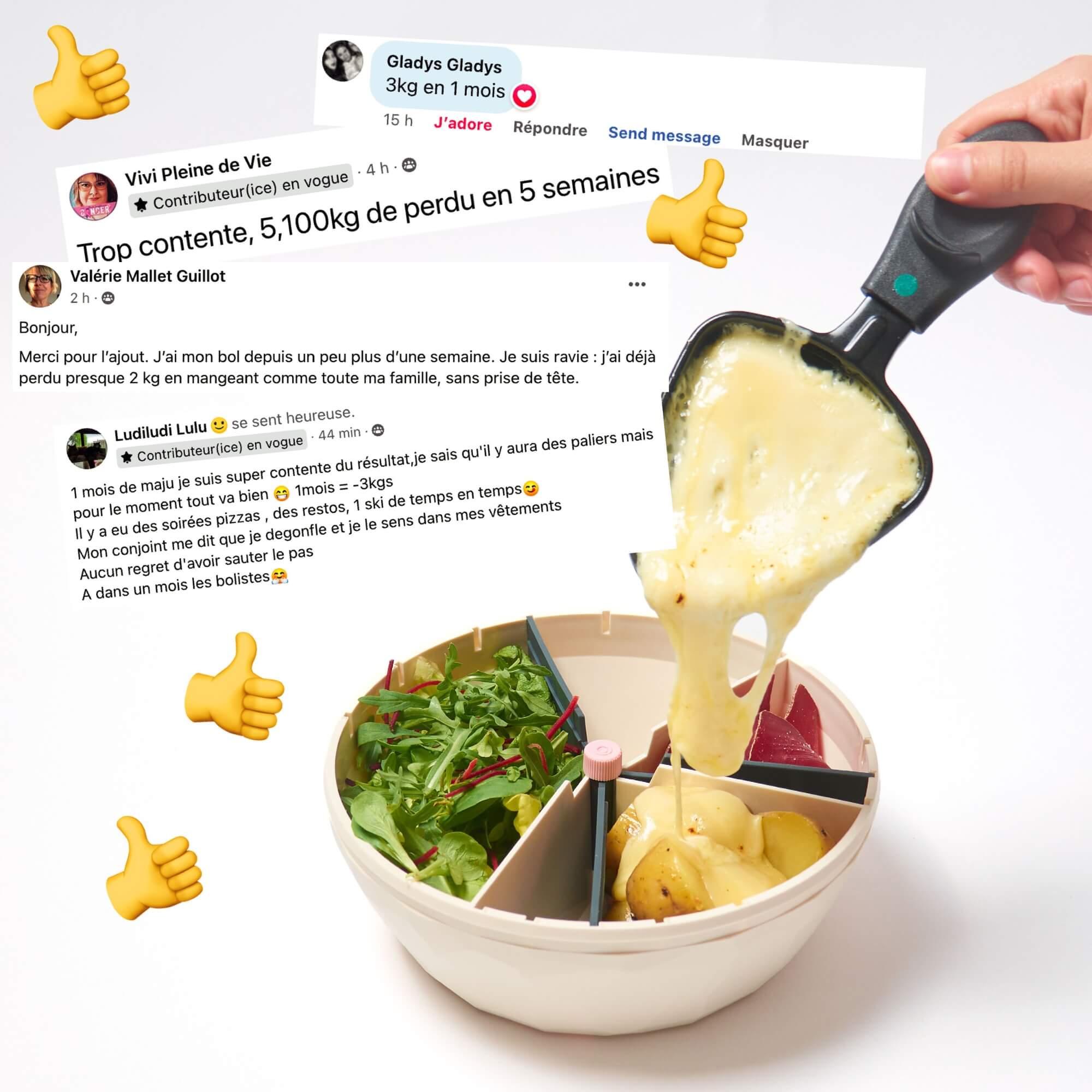 Les retours positifs des clients maju