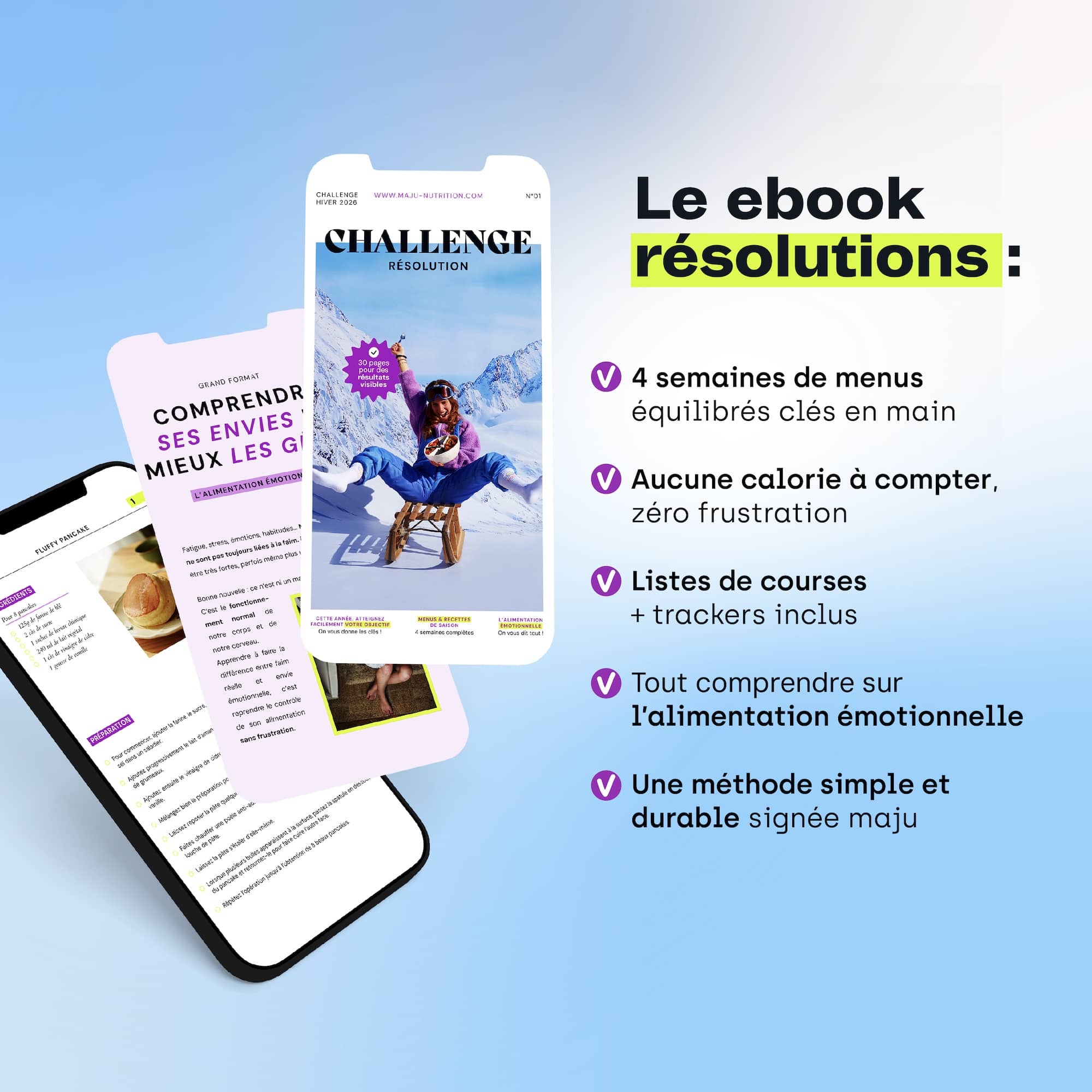 Le pack résolutions