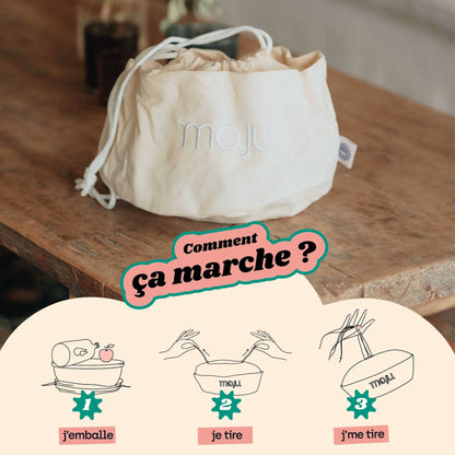Fonctionnement du sac de transport maju en coton et de couleur crème. 
[Crème]
[Anthracite et blanc / Crème][Crème et noir / Crème][Crème et rose / Crème][Crème et kaki / Crème]
