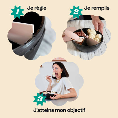 Les simples étapes pour utiliser le bol maju noir : régler son bol, le remplir, et c'est tout. 
[Crème et noir]
[Crème et noir / Violet][Crème et noir / Beige]
[Crème et noir / Crème][Crème et noir / Noir]
[template:bol-maju]